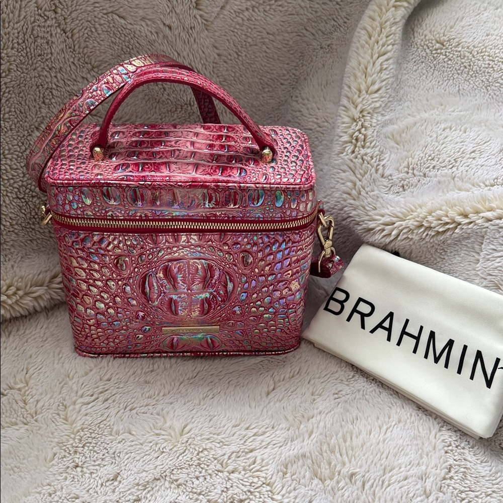 Brahmin Magenta Wonderland Women's Bag like new!